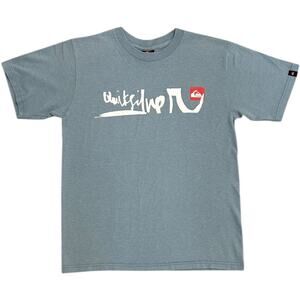 Quiksilver Aqua Logo Graphic Y2K Vintage T-shirt